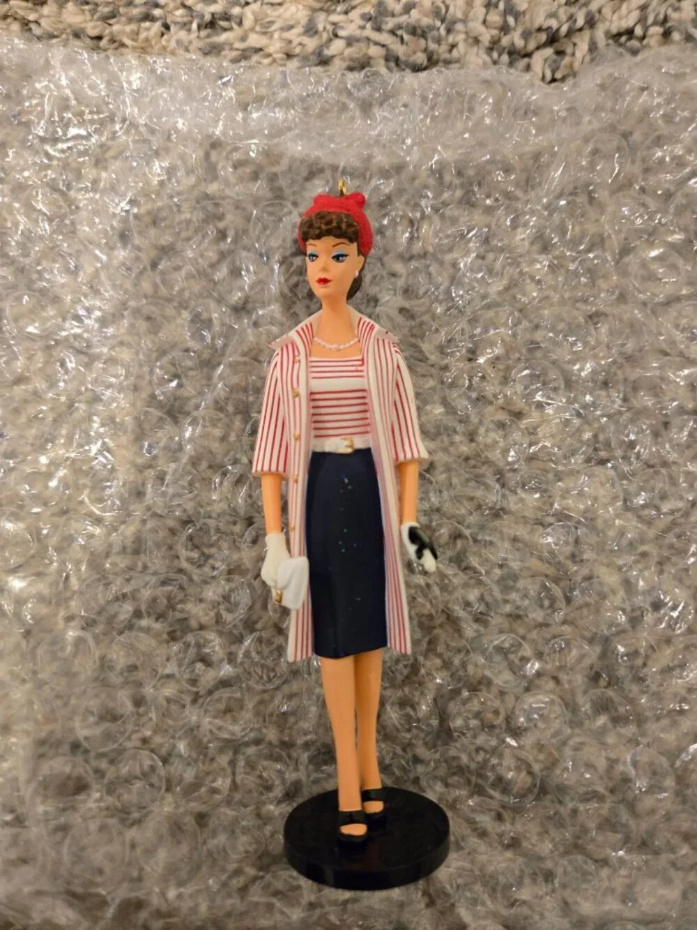 Hallmark Roman Holiday Barbie Christmas Ornament 2007